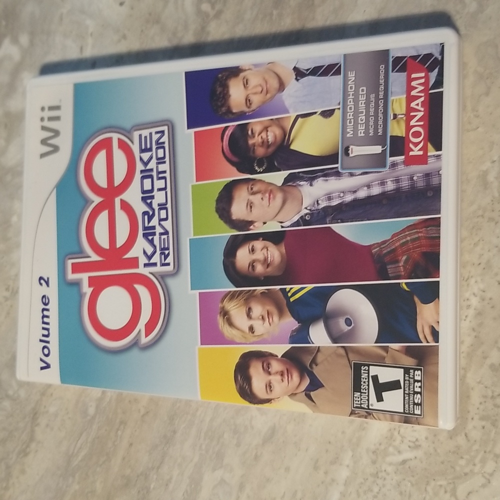 Wii Volume 2 Glee Karaoke revolution